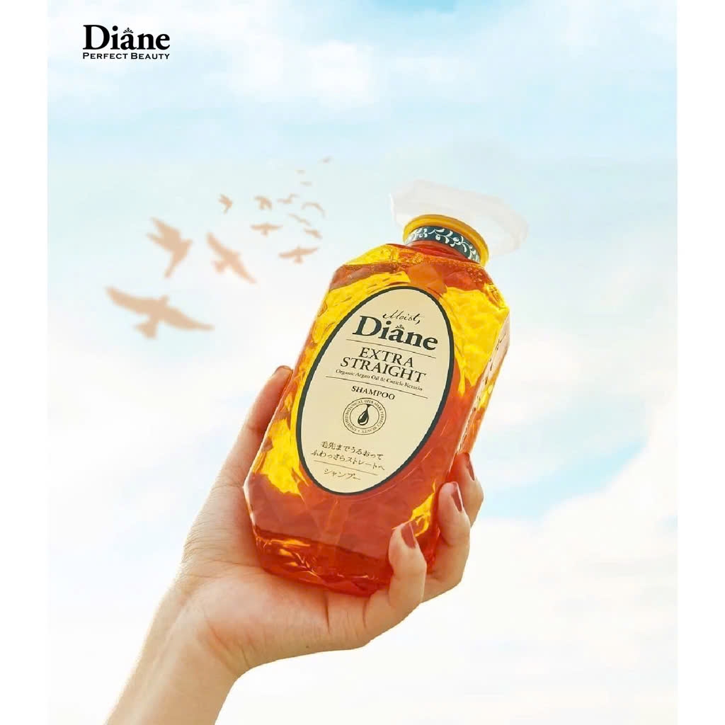 Moist Diane - Dầu Gội Vào Nếp Thẳng Mượt Moist Diane Extra Smooth & Straight (450ml)