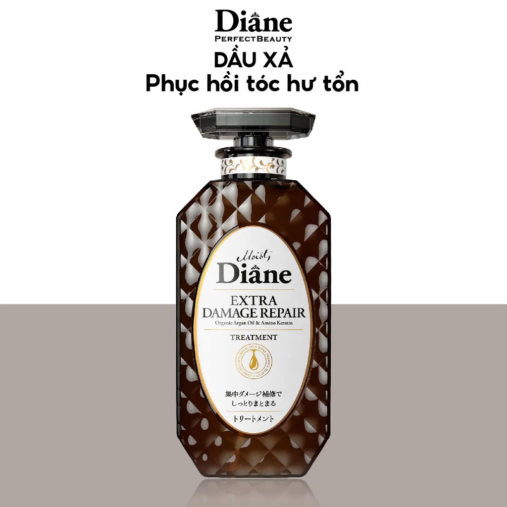 Moist Diane - Dầu Xả Phục Hồi Tóc Hư Tổn Nặng Moist Diane Extra Damage Repair (450ml)