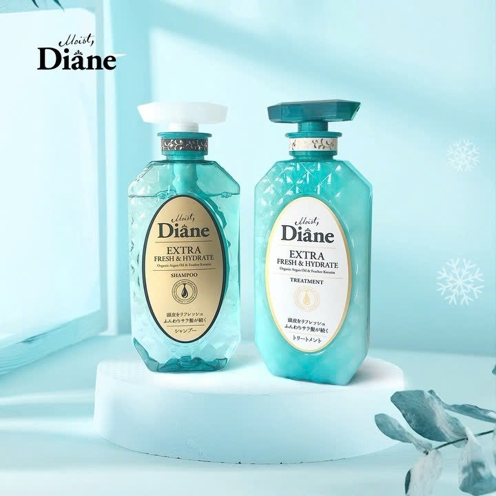 Moist Diane - Dầu Xả Kiểm Soát Dầu Moist Diane Extra Fresh & Hydrate 450ml