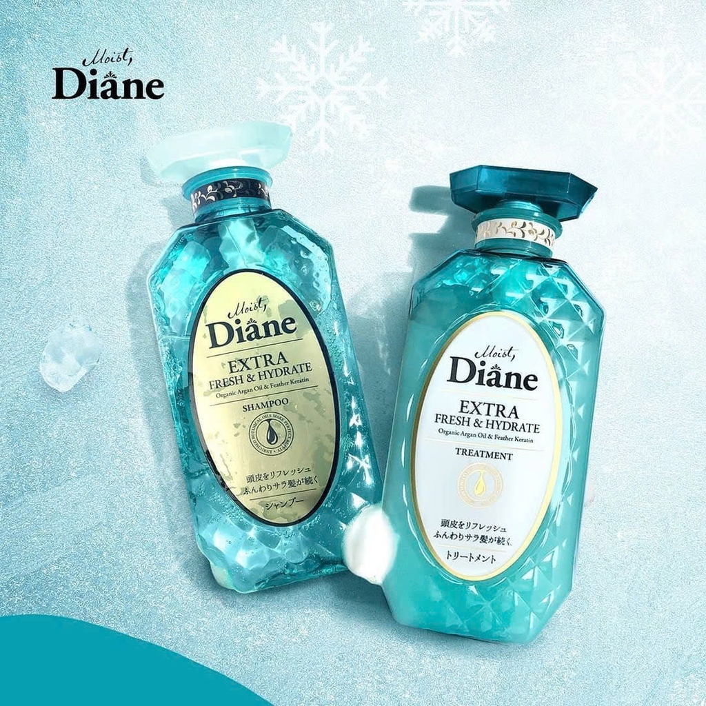 Moist Diane - Dầu Gội Kiểm Soát Dầu Moist Diane Extra Fresh & Hydrate 450ml