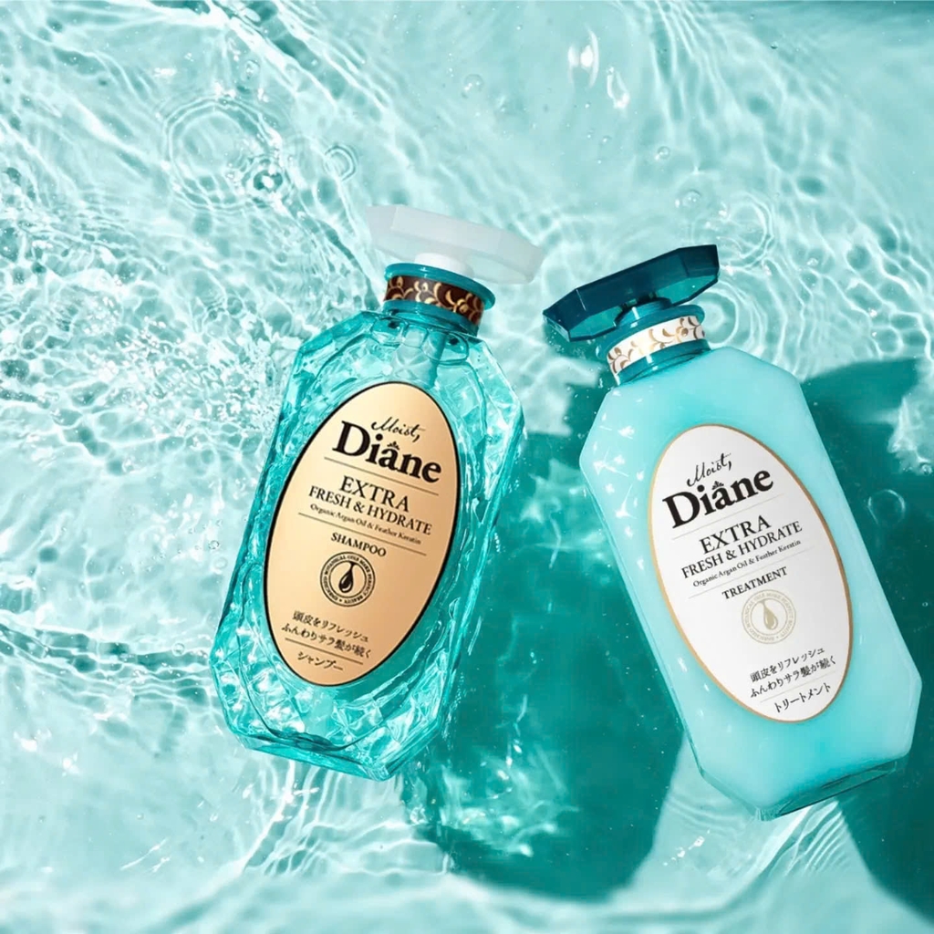 Moist Diane - Dầu Gội Kiểm Soát Dầu Moist Diane Extra Fresh & Hydrate 450ml