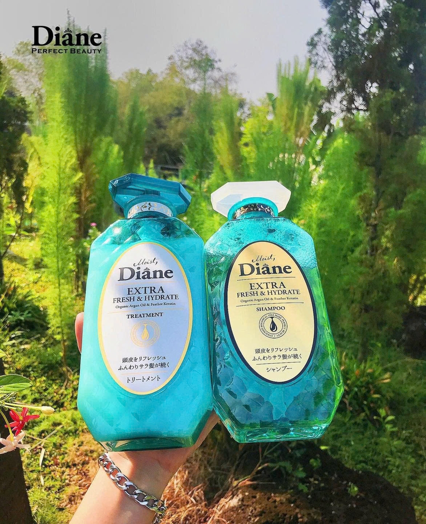 Moist Diane - Dầu Xả Kiểm Soát Dầu Moist Diane Extra Fresh & Hydrate 450ml