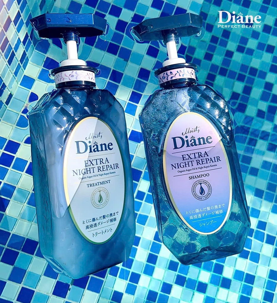 Moist Diane - Dầu Xả Tăng Cường Dưỡng Chất Ban Đêm Moist Diane Extra Night Repair 450ml