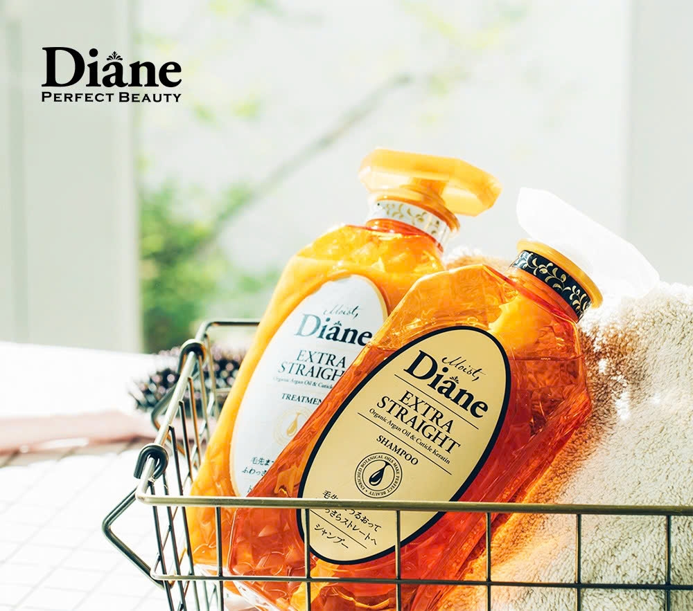 Moist Diane - Dầu Gội Vào Nếp Thẳng Mượt Moist Diane Extra Smooth & Straight (450ml)