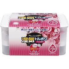 Hộp hút ẩm hương hoa hồng 700ml - Hàng Nhật nội địa
