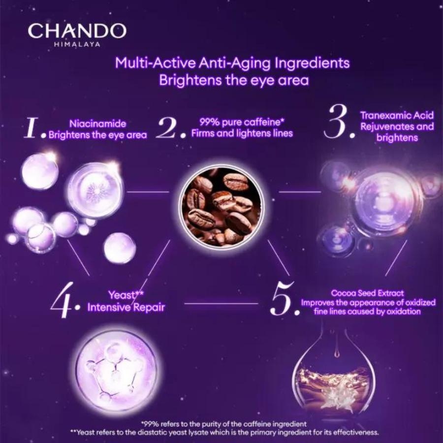 Chando Himalaya - Kem Mắt Làm Săn Chắc Da Chống Nếp Nhăn Loại Bỏ Quầng Thâm Chính Hãng Mexico