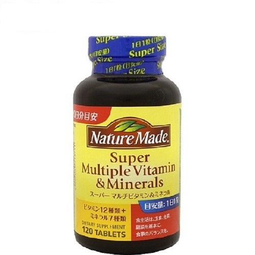 Nature Made - Viên Uống Bổ Sung Vitamin Tổng Hợp và Khoáng Chất Super Multiple Vitamin & Minerals (120 Viên)