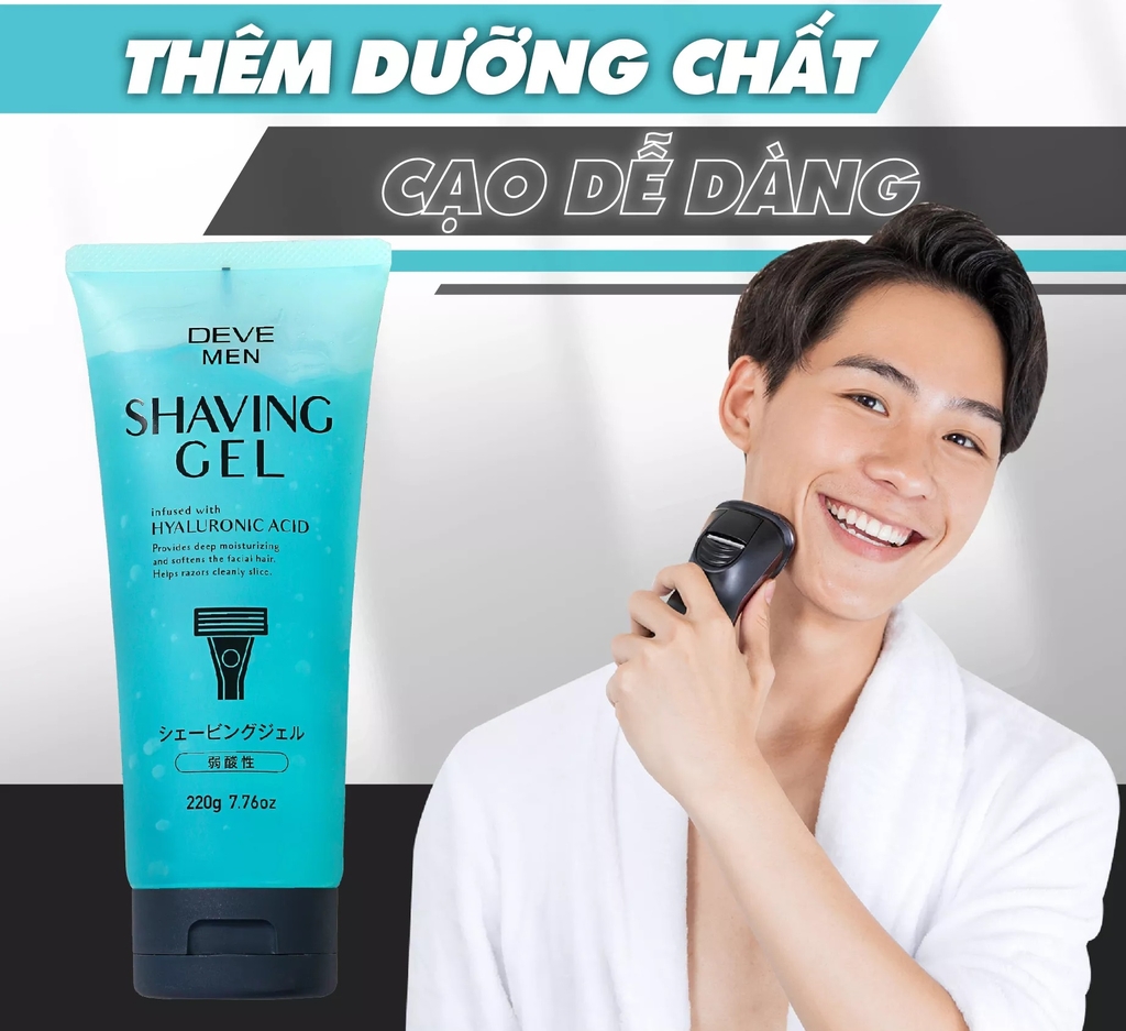 Deve Men - Gel Cạo Râu 220G