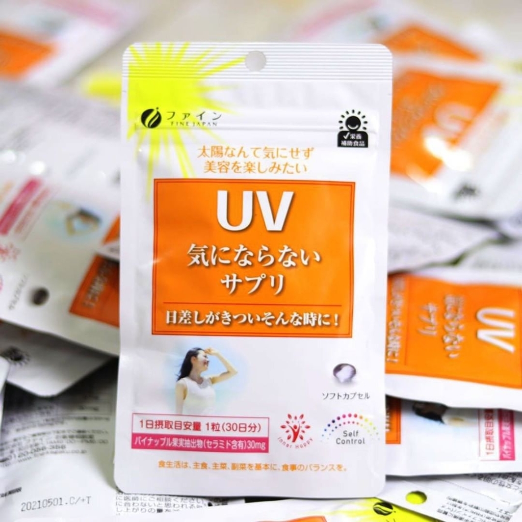 FINE JAPAN - Viên Uống Chống Nắng UV Fine Japan 30 ngày