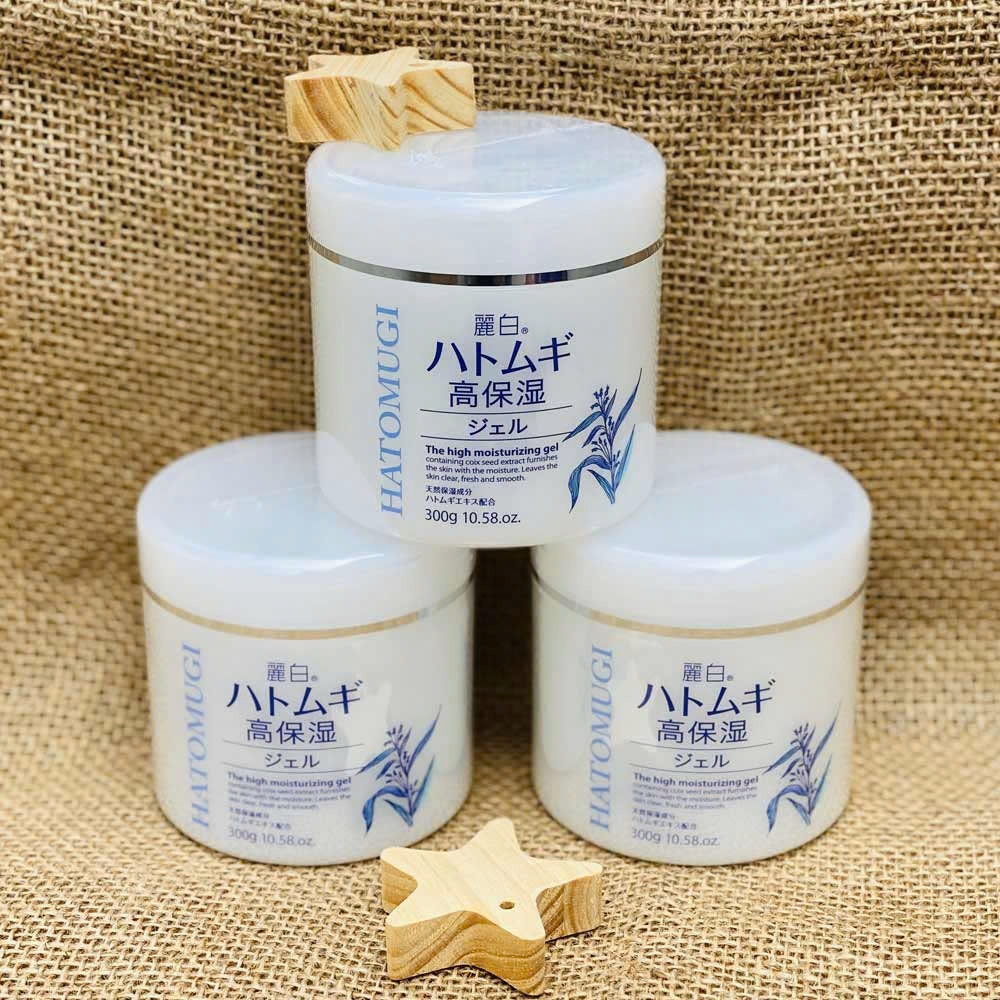 Hatomugi - Gel Dưỡng Ẩm Chuyên Sâu Kumano Yushi Hatomugi The High Moisturizing Gel 300g
