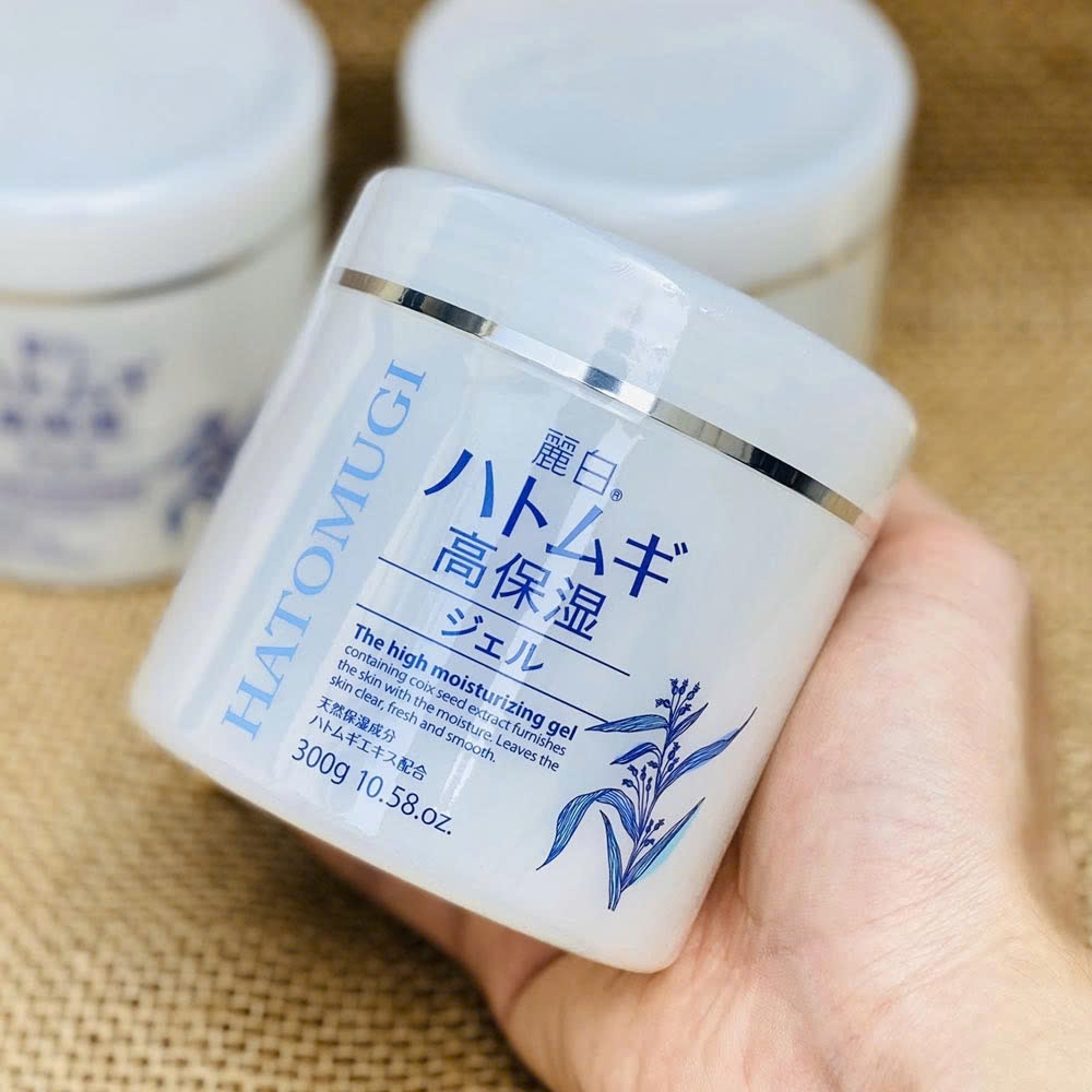 Hatomugi - Gel Dưỡng Ẩm Chuyên Sâu Kumano Yushi Hatomugi The High Moisturizing Gel 300g