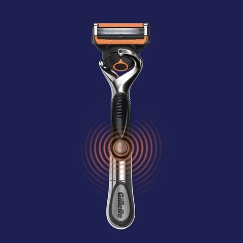 Gillette Fusion - Set dao cạo râu Gillette Fusion 5 lưỡi kép (1 thân + 6 đầu thay) mẫu 10