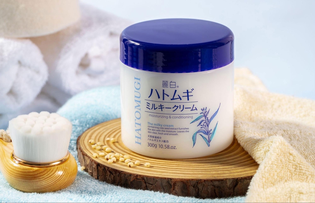 HATOMUGI - Kem Dưỡng Hatomugi Cấp Ẩm & Làm Sáng Da 300g