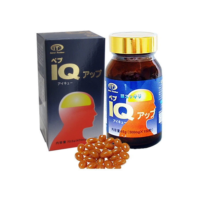 INTER TECHNO - Viên Uổng Bổ Não Tăng Cường Trí Nhớ Pep IQ Up 9000mg DHA (150 Viên)