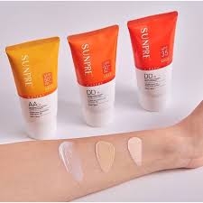 SAKURA_KEM CHỐNG NẮNG MÀU KEM NỀN SUNPRE High Protection DD Facial Gel 20ml