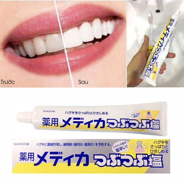 SUNSTAR - Kem Đánh Răng Muối Bảo Vệ Nướu, Sạch Cao Răng 170g