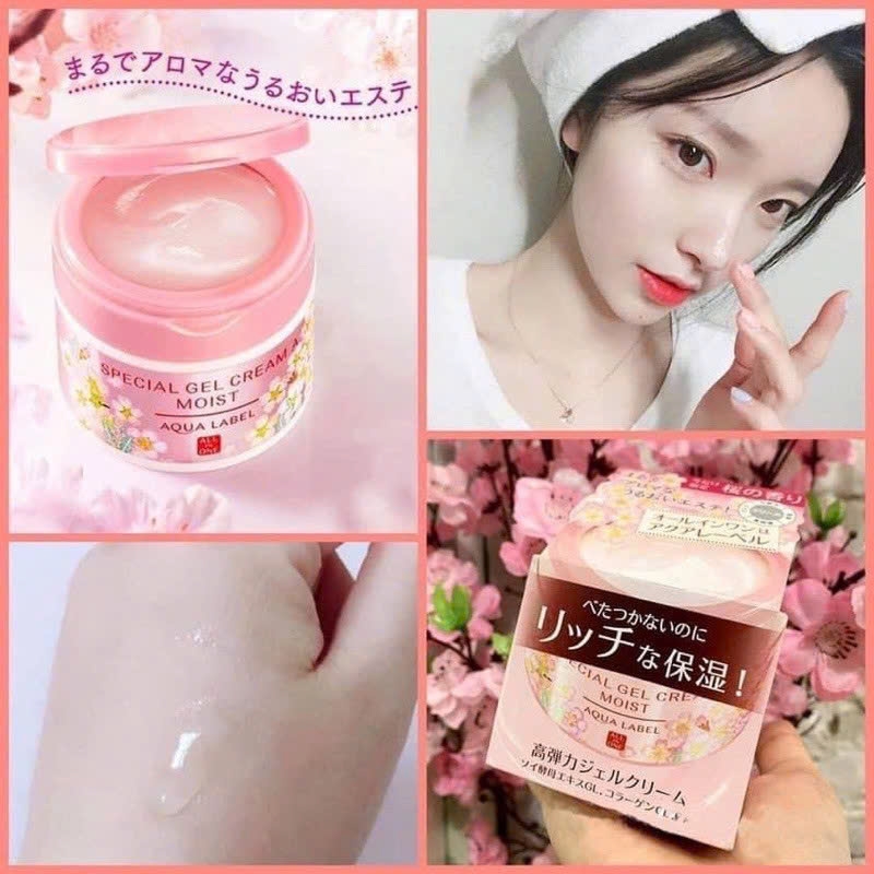 Shiseido - Kem Dưỡng Da Chống Lão Hoá Shiseido Aqualabel Special All In One 5in1 Bản Sakura