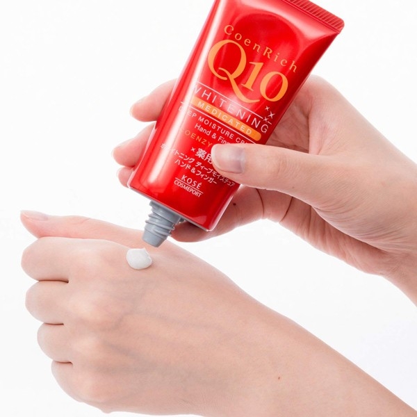 Kose Coen Rich Q10 - Kem Dưỡng Da Tay Màu Đỏ (80g)