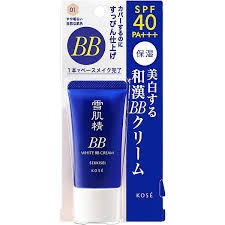 KOSE CREAM_Kem nền White BB Cream Sekkisei 5 trong 1 số 01 - 30g