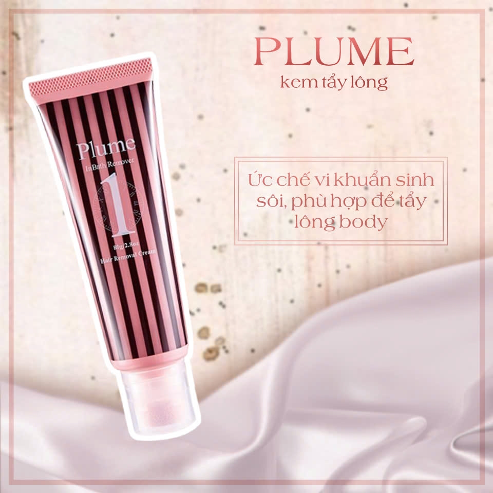Plume - Kem Tẩy Lông Plume 80gr
