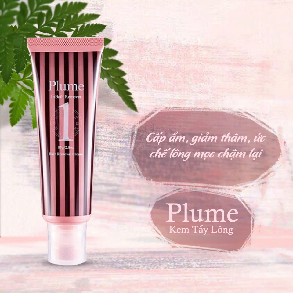 Plume - Kem Tẩy Lông Plume 80gr