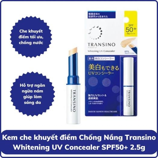 Transino Nhật Bản - Combo Đủ Bộ Chống Nắng, Trang Điểm Cho Da Thâm Sạm Nám Mỹ Phẩm