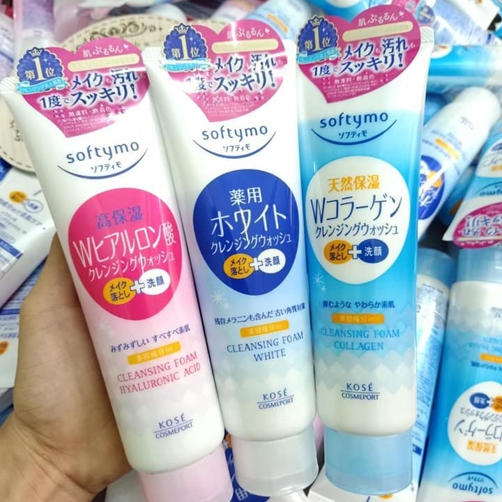 Kose - Sữa Rửa Mặt Kose Softymo Hyaluronic Acid 190g