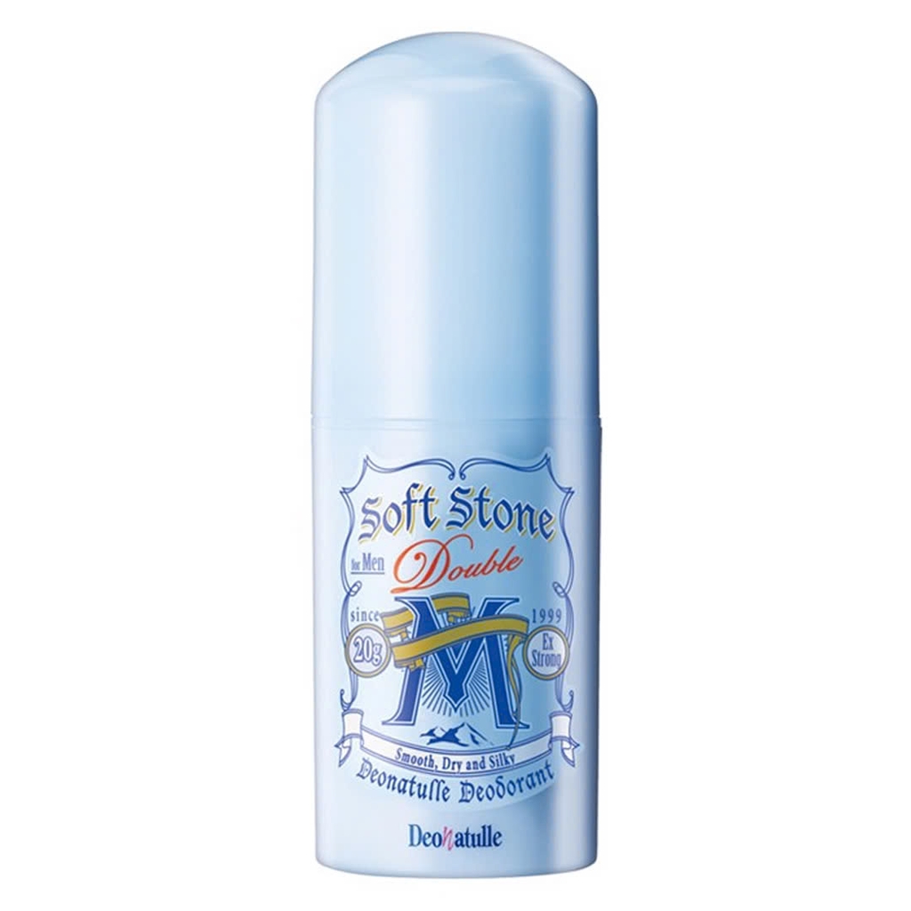 Deonatulle - Lăn Khử Mùi Đá Khoáng Cho Nam Dạng Sáp Soft Stone W Deonatulle 20g (Hương Bạc Hà)