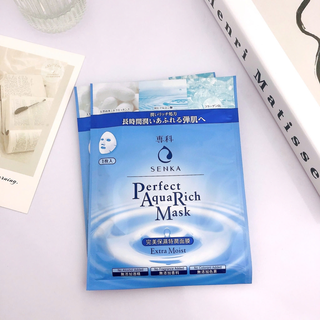 Senka - Mặt Nạ Giàu Ẩm Senka Perfect Aqua Rich Extra Moist Mask 25ml