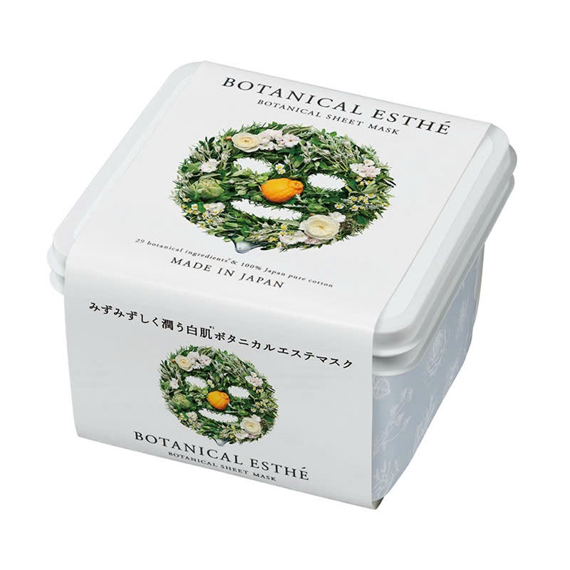 Botanical Esthe - Mặt Nạ Thảo Mộc Đa Năng Botanical Esthe Hộp 30 Miếng Mẫu 3 Hương Cam