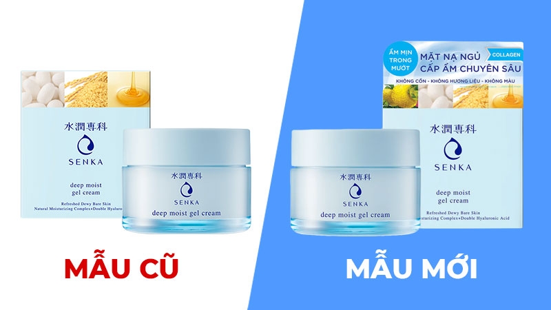 Senka - Kem Dưỡng Cấp Ẩm Chuyên Sâu Deep Moist Gel Cream (50g)