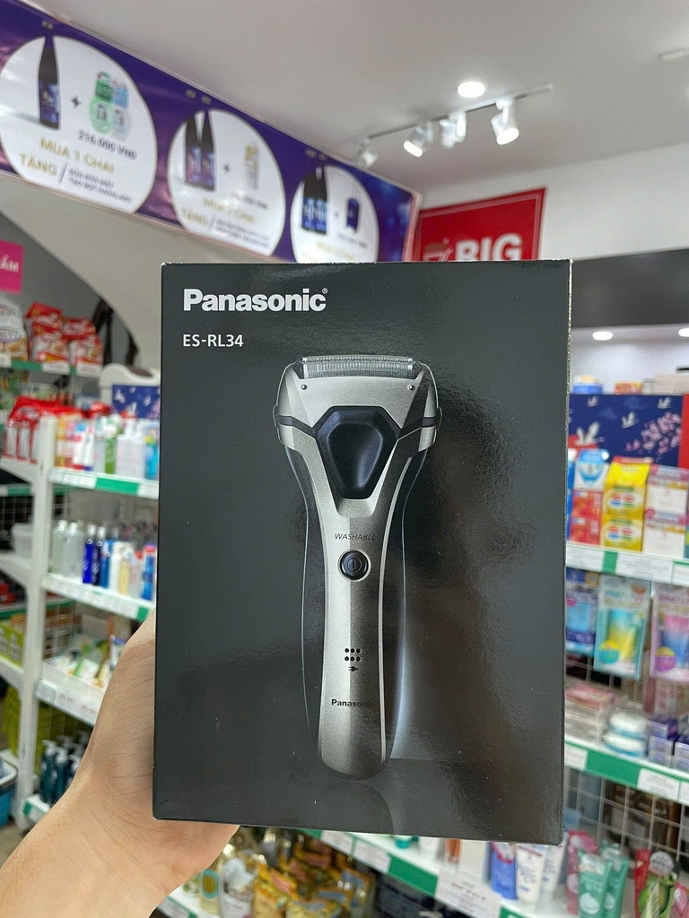 Panasonic - Máy Cạo Dâu Panasonic ES-RL34 100V