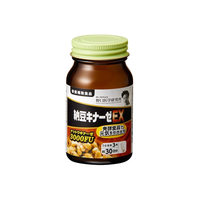 NOGUCHI - Viên Uống Phòng Ngừa Tai Biến, Đột Quỵ Nattokinase 3000fu Bản EX Cao Cấp (90 Viên)