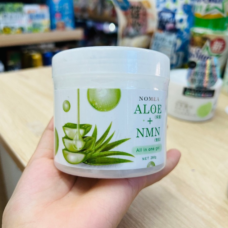 Aloe & NMN Nomea - Kem Dưỡng Da Lô Hội Dưỡng Ẩm, Chống Lão Hóa, Làm Sáng Da (280g)