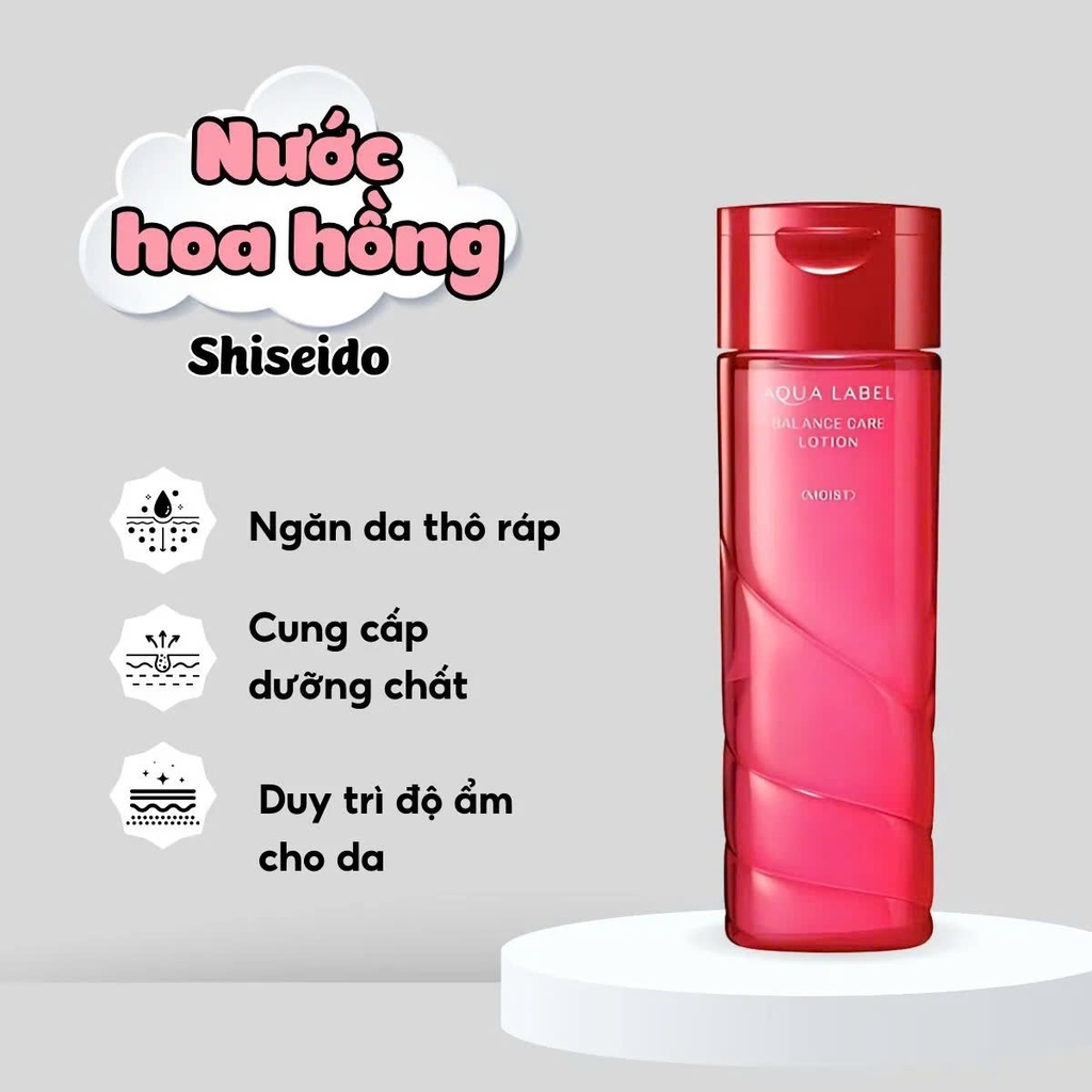 SHISEIDO_Nước hoa hồng Shiseido Aqualabel Balance Care Lotion 200ml
