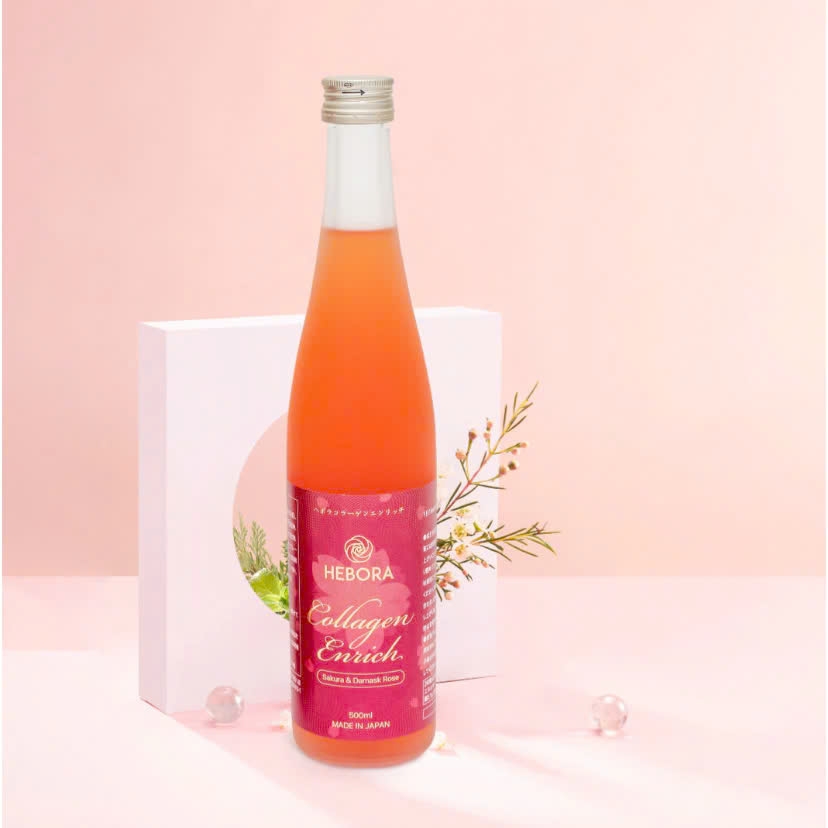 Hebora - Nước Uống Đẹp Da Thơm Cơ Thể Hebora Collagen Enrich 500ml