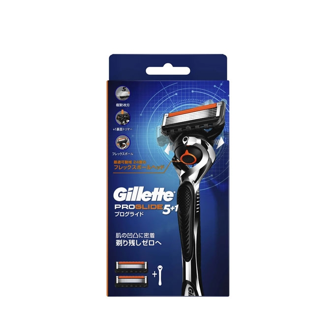 P&G - Set Dao Cạo Râu Gillette Fusion 5 Lưỡi Kép (1 Thân + 6 Đầu Thay Thế) Mẫu 2