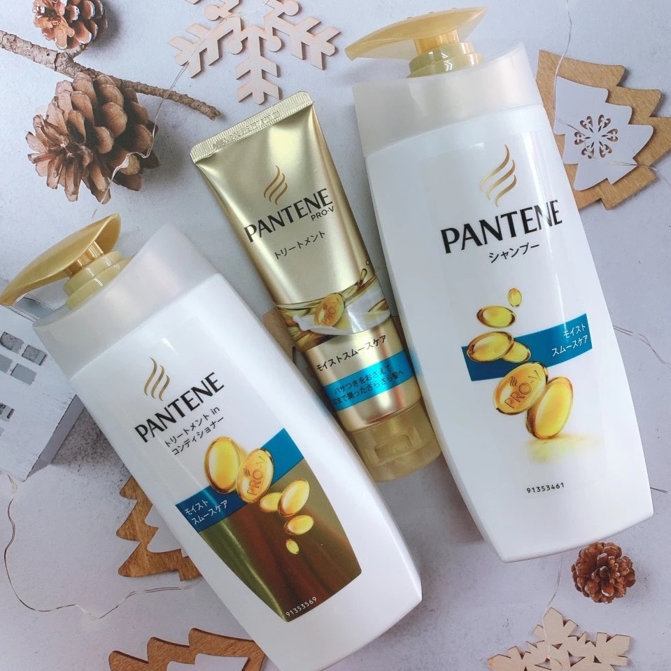 Pantene - Set 3 Dầu Gội Xả Pantene Màu Xanh Dương Dành Cho Tóc Thường Và Tóc Dầu