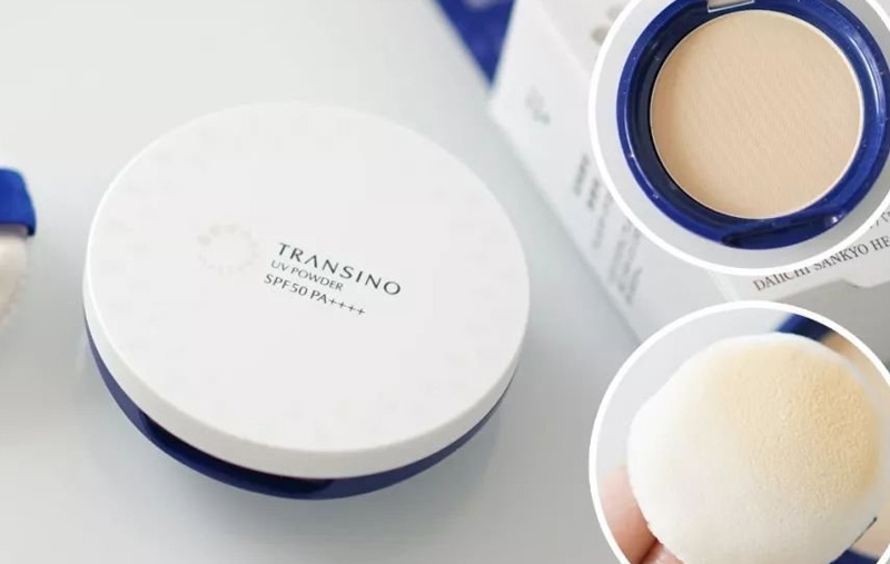 Transino UV Powder SPF50 PA++++ – Phấn Phủ Chống Nắng, Dưỡng Trắng, Kiềm Dầu Hiệu Quả