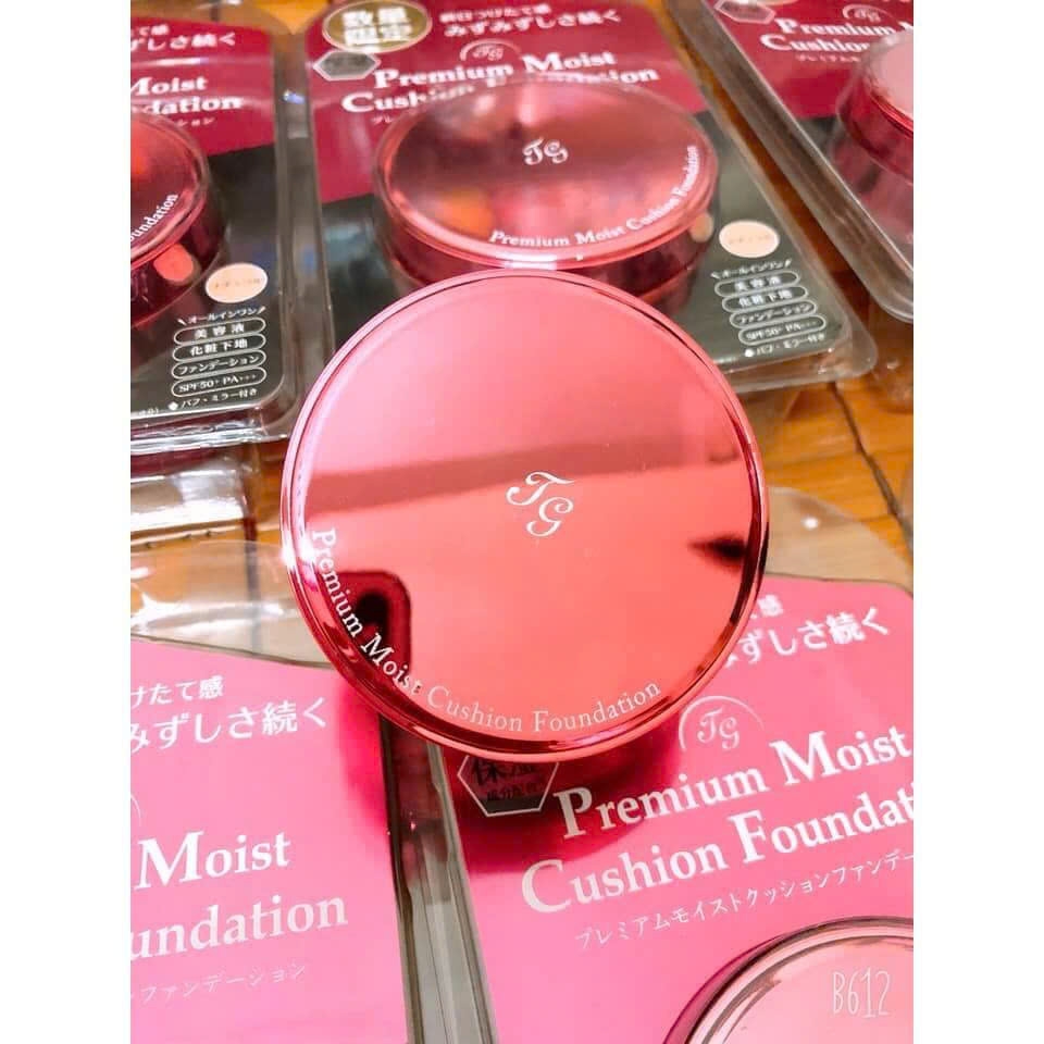 Tiara Girl - Phấn nước Tiara Premium Moist Cushion Foundation Matte 13g (Màu Hồng - Tone Trắng Sáng)