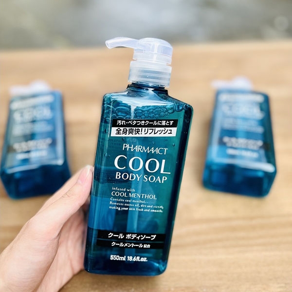 Pharmaact - Sữa Tắm Dành Cho Nam Pharmaact Cool Body Soap 550ml