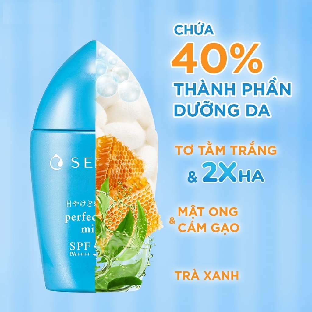 Senka - Combo Làm Sạch & Chống Nắng Senka