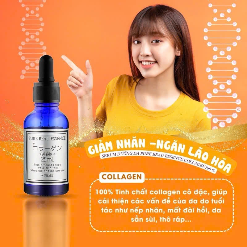 Pure - Serum Dưỡng Da Pure Beau Essence Collagen 25ml
