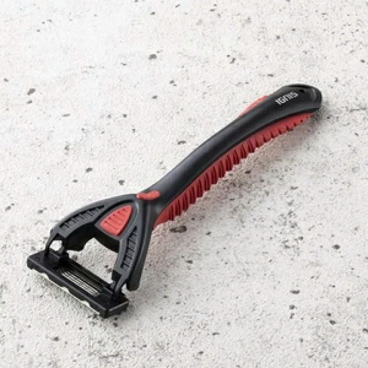 KAI - Set 3 Dao Cạo Râu KAI 5 Lưỡi Kép Cán Đỏ