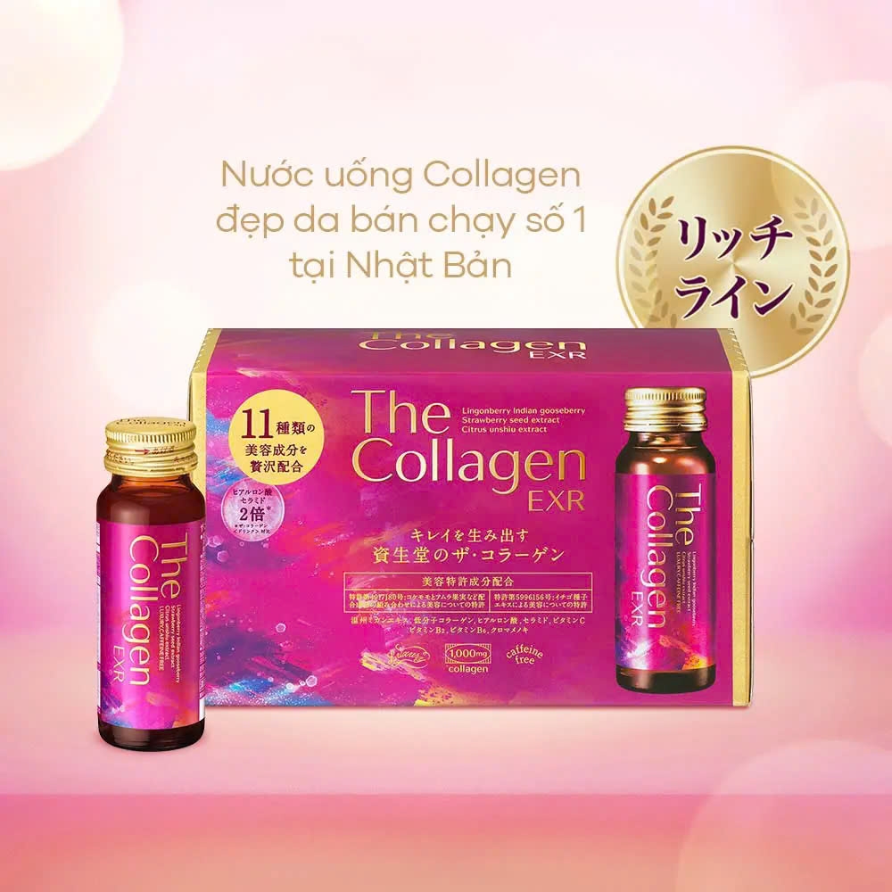 Shiseido - Set 3 Hộp Liệu Trình The Collagen EXR 40+ Shiseido New