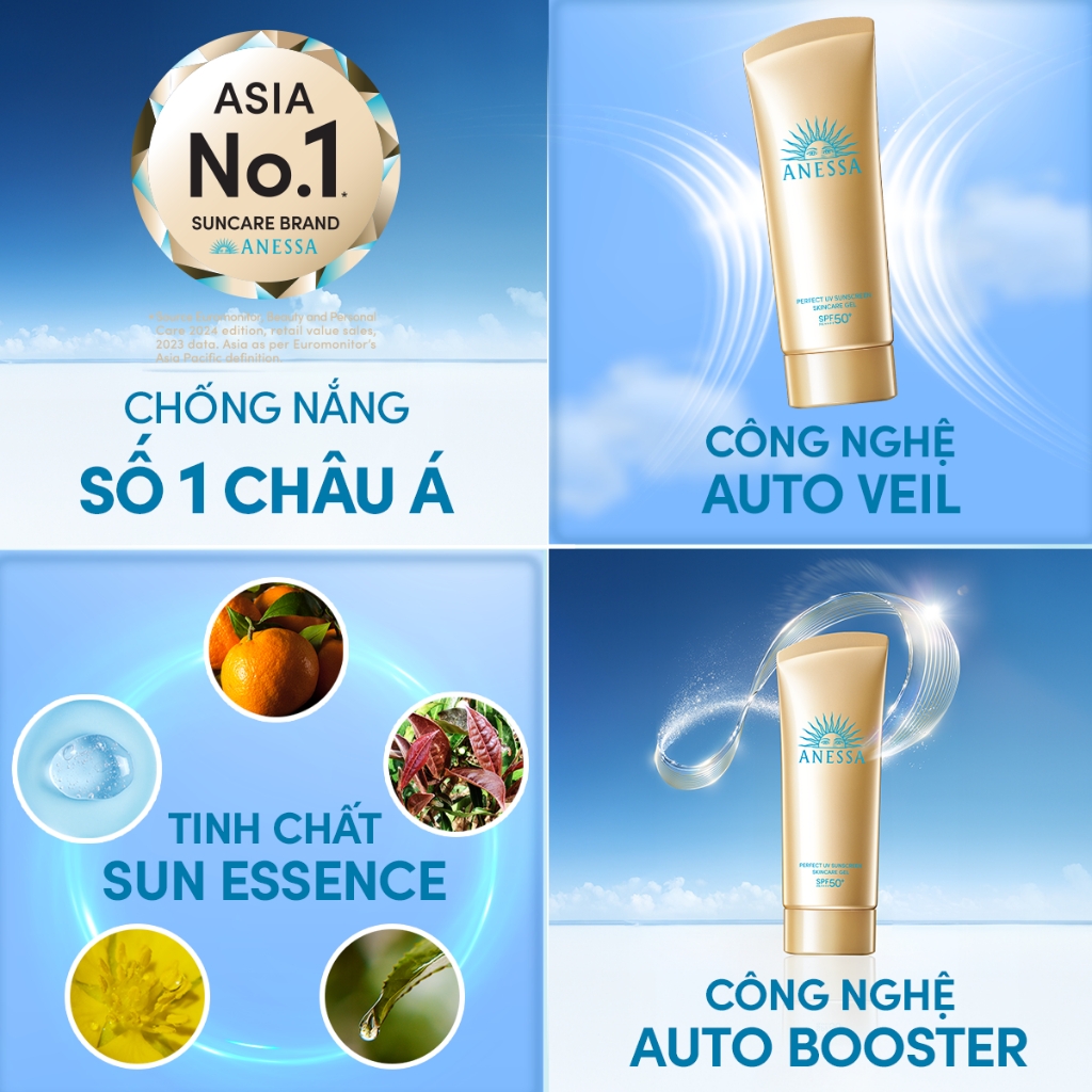 Shiseido - Gel Chống Nắng Bảo Vệ Hoàn Hảo Anessa 90g