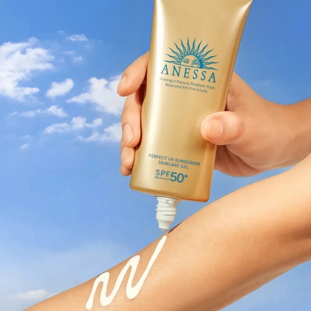 Shiseido - Gel Chống Nắng Dưỡng Ẩm Bảo Vệ Hoàn Hảo SPF50+ 90g (Anessa Perfect Uv Sunscreen Skincare Gel N 90g)