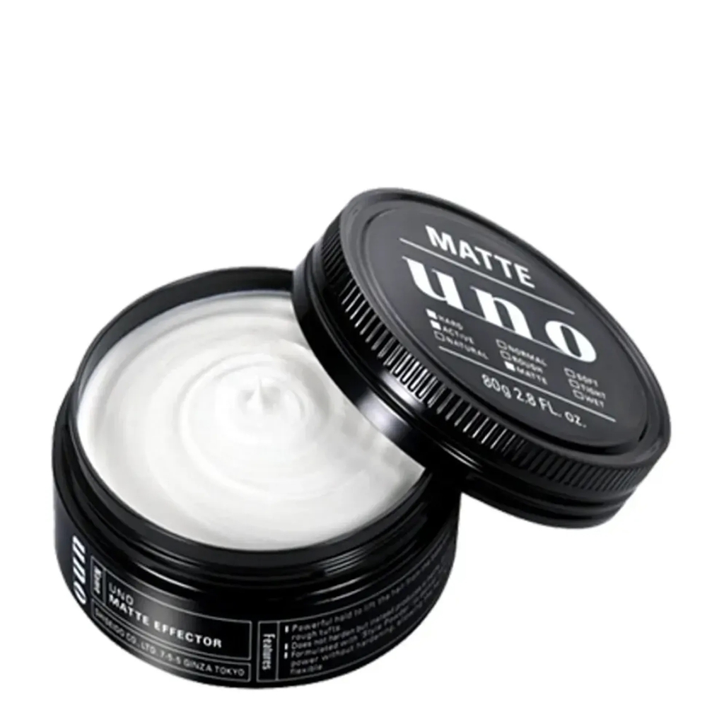 Shiseido - Gel Vuốt Tóc Uno Matte 80g Tạo Kiểu Tóc Vuốt Dựng Phong Cách