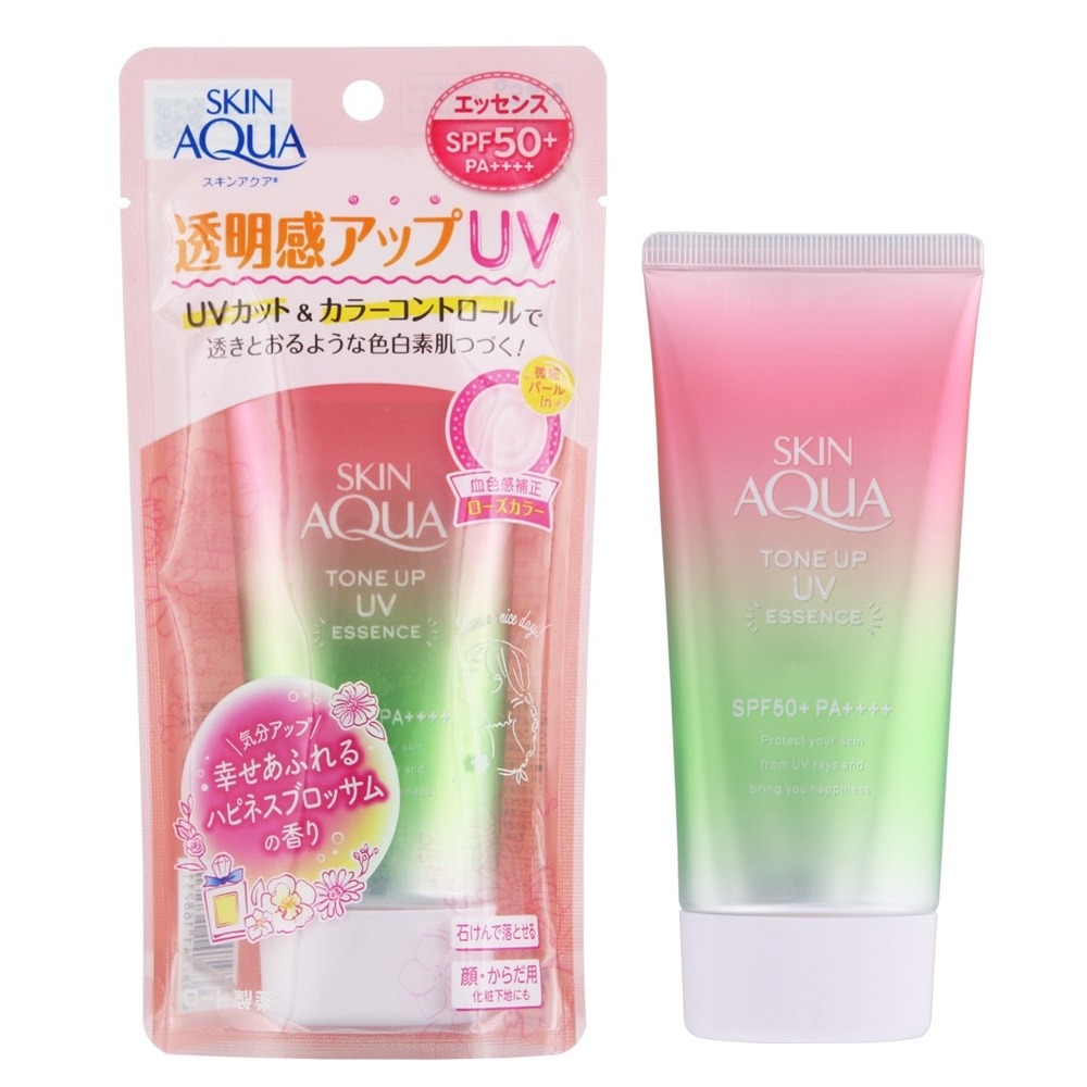 Skin Aqua - Kem Chống Nắng Nâng Tông Skin Aqua Tone Up UV Essence Happiness Aura