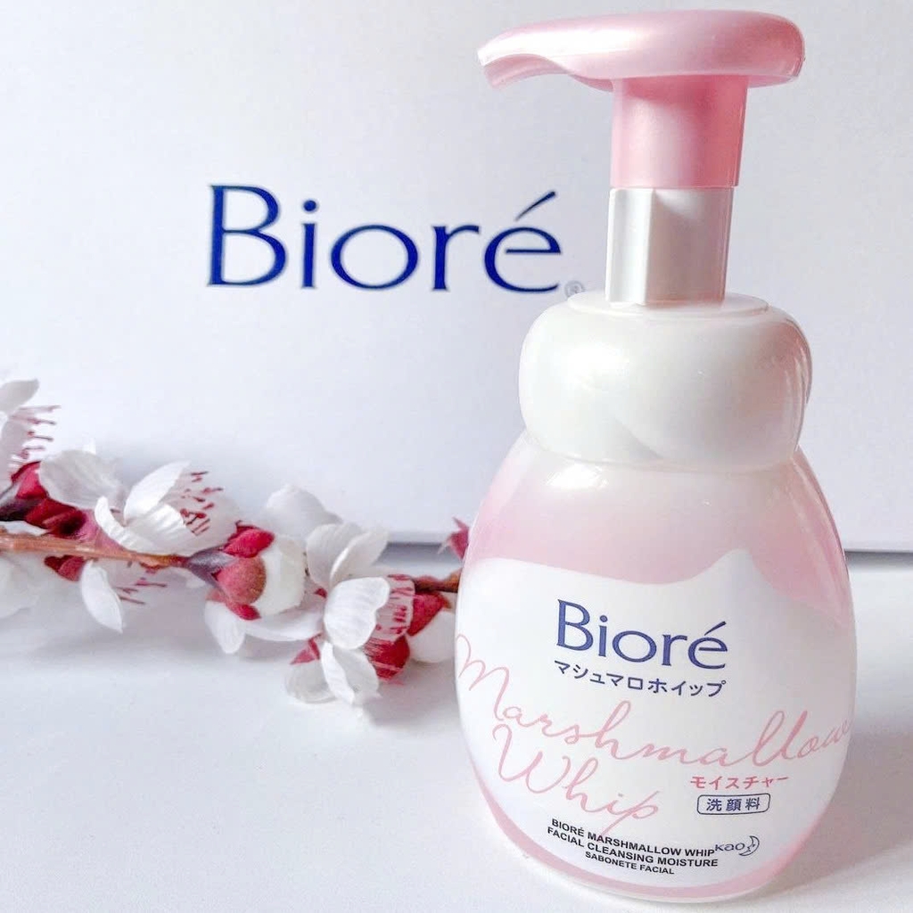 Bioré - Sữa Rửa Mặt Tạo Bọt Bioré Marshmallow Dưỡng Ẩm 150ml